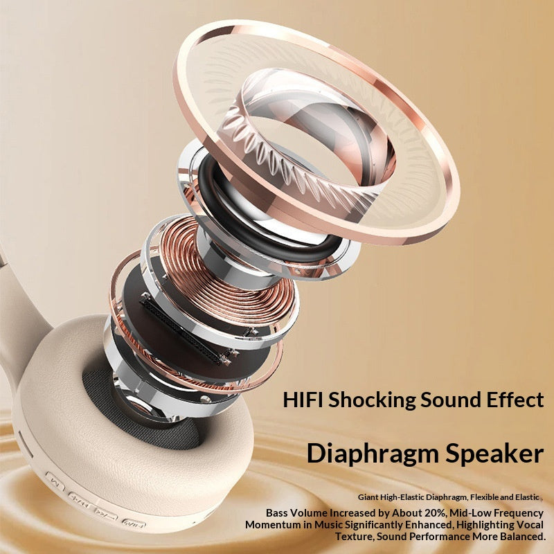 Audífonos Bluetooth Plegables