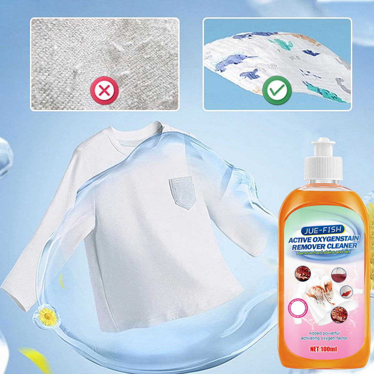 Quitamanchas de Grasa y Transpiración para Ropa, tercera vista